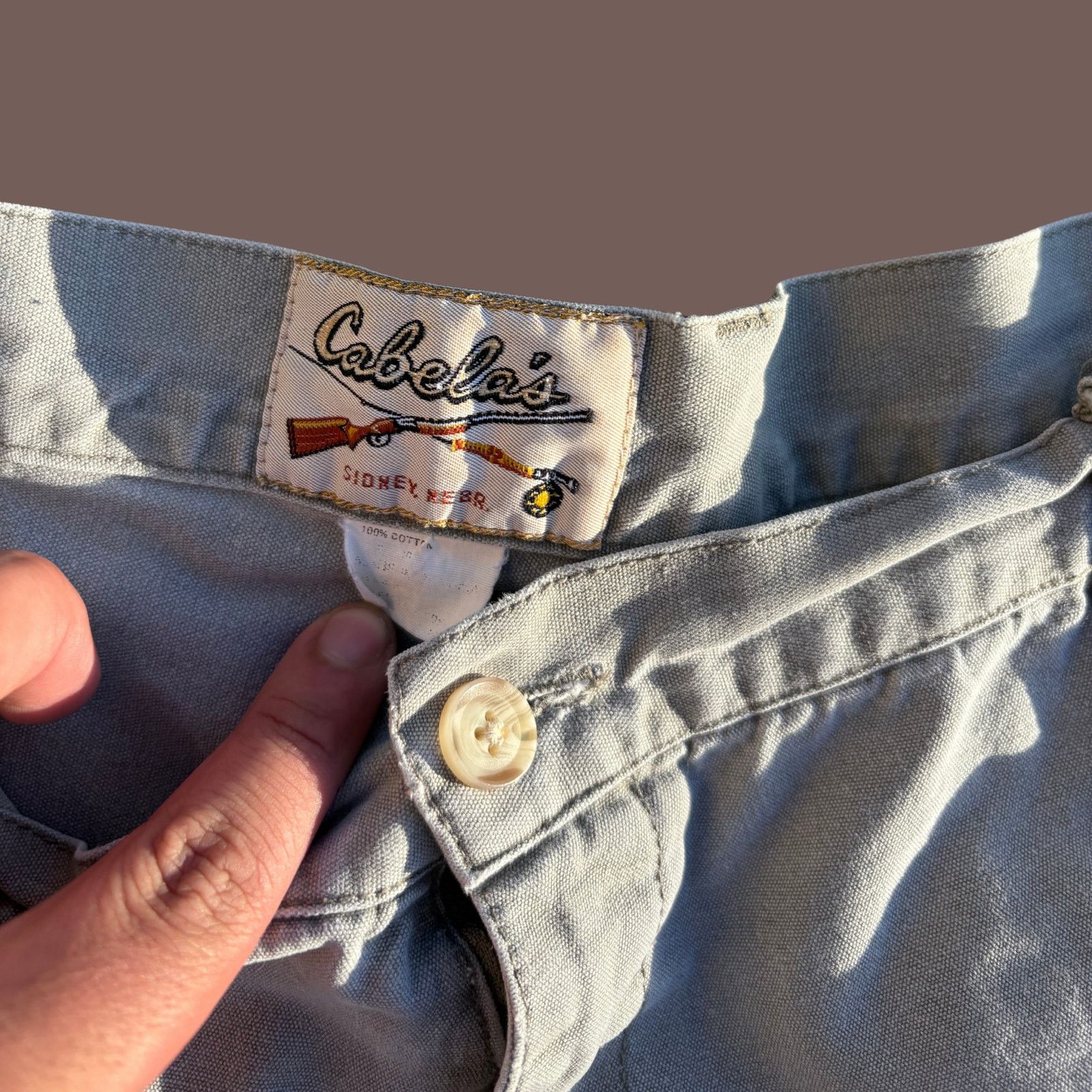 Cabelas VTG Cabela’s Cargo Shorts | Utility Workwear Size US 38 / EU 54 - 2 Thumbnail
