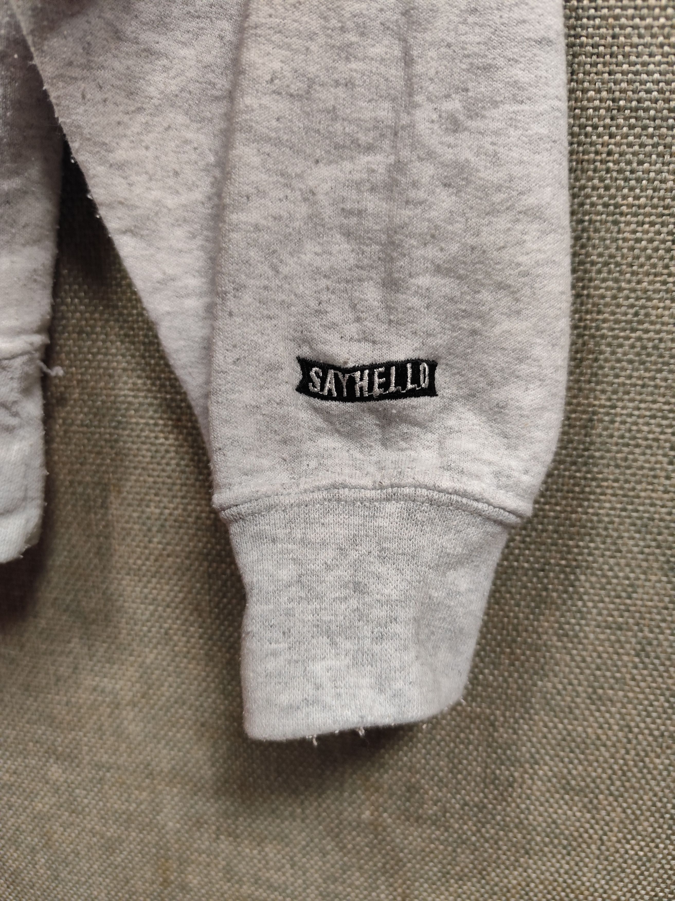 SAYHELLO Vintage sweatshirt hoodie say hello Size US M / EU 48-50 / 2 - 4 Thumbnail