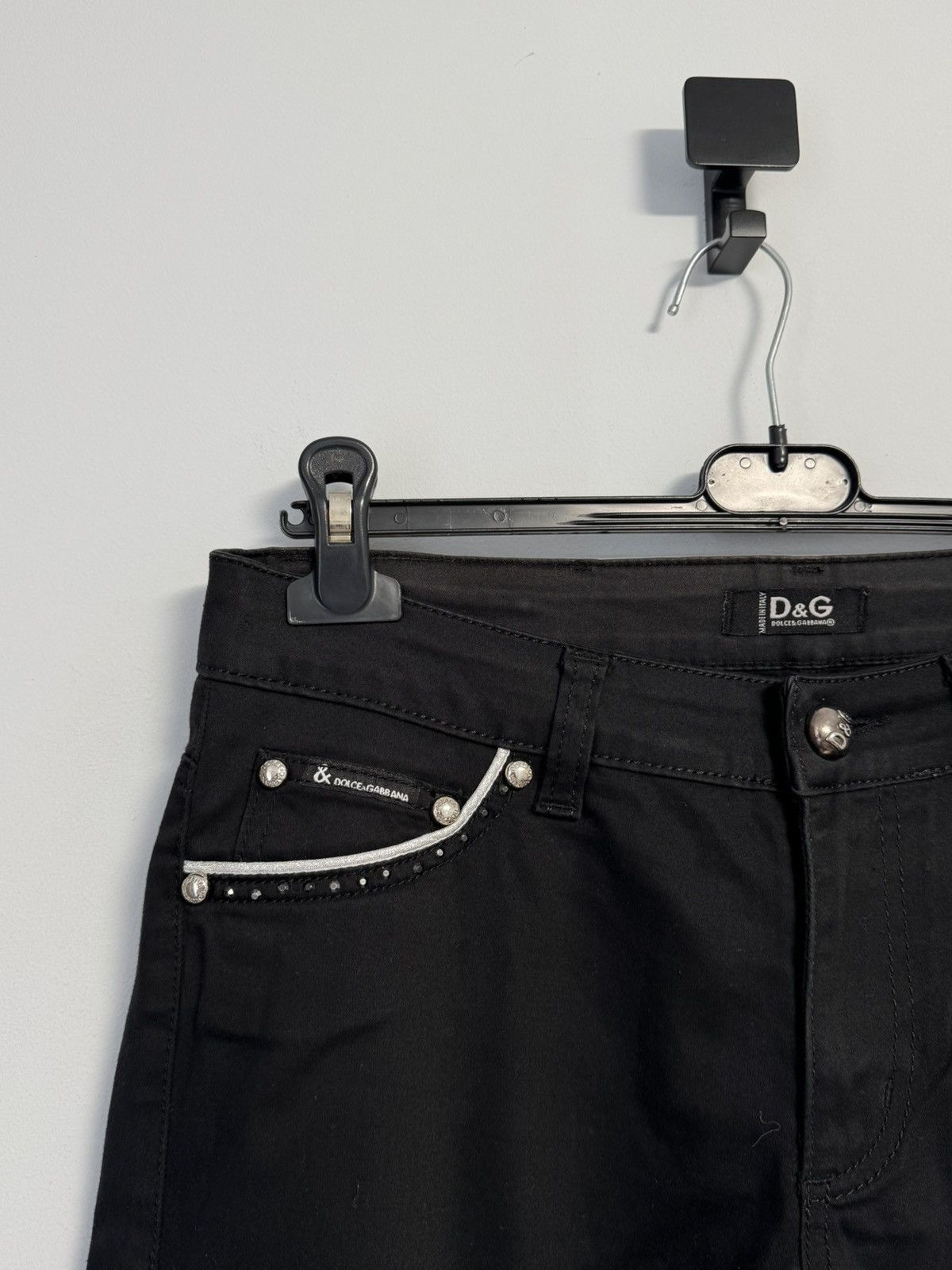 Dolce & Gabbana Dolce&Gabbana Women’s Jeans Pants Luxury Black Size 31" - 11 Thumbnail