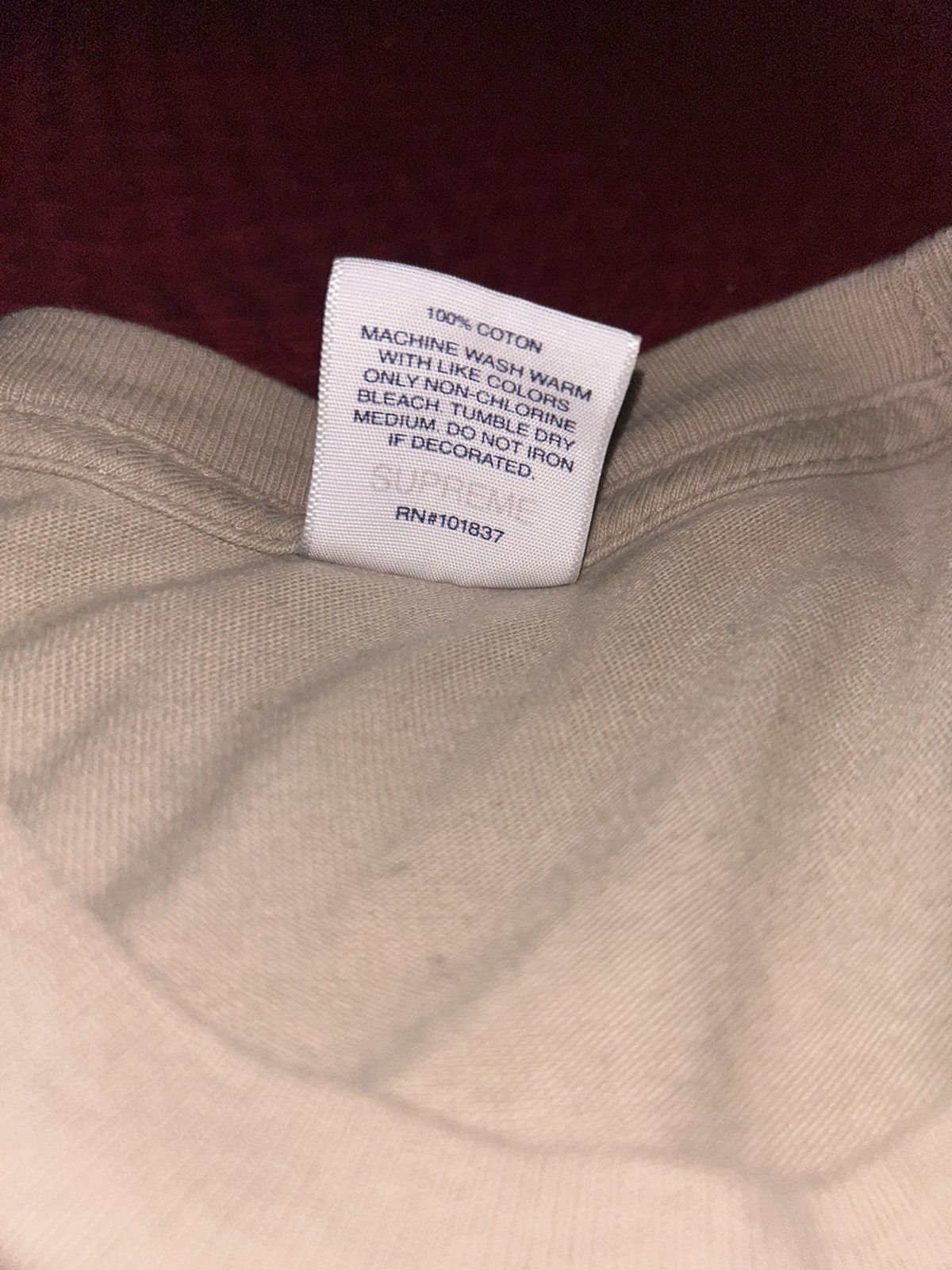 2018 Supreme Luden's Cherry Tee Beige/Tan