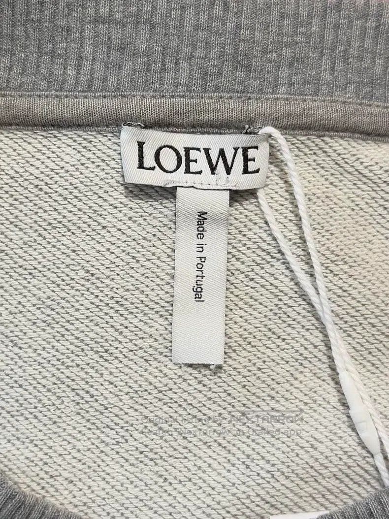 Loewe Loewe Gray Large Embroidered Sweatshirt Size L / US 10 / IT 46 - 8 Thumbnail