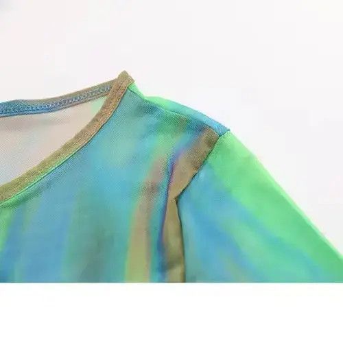 VIBE Watercolour Mesh Long Sleeve Top Size US L / EU 52-54 / 3 - 4 Thumbnail