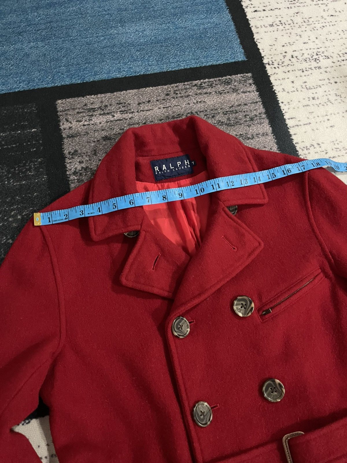 Lauren Ralph Lauren × Ralph Lauren Lauren Ralph Lauren Trench Coat Wool Jacket Size M / US 6-8 / IT 42-44 - 12 Thumbnail