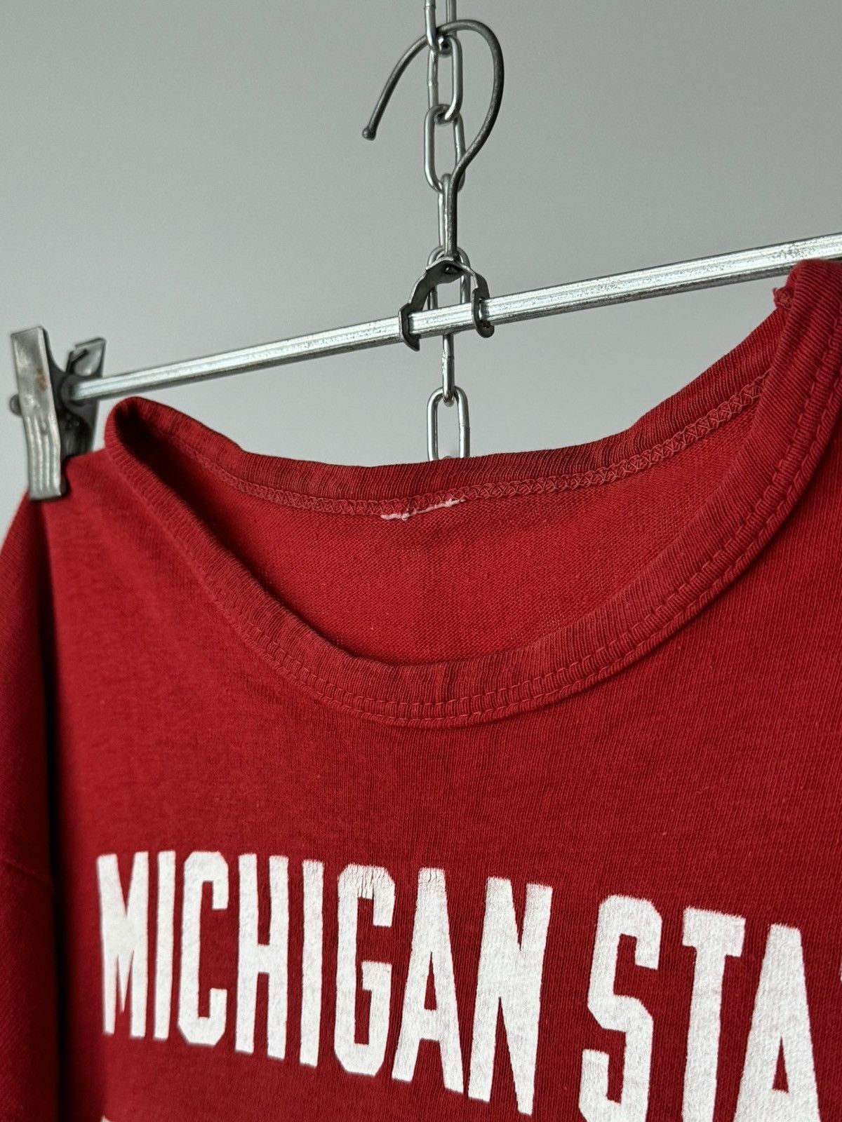 Champion × NCAA × Vintage 1970s NCAA ‘Michigan State Spartans #70’ Champion T-Shirt Size US M / EU 48-50 / 2 - 4 Thumbnail