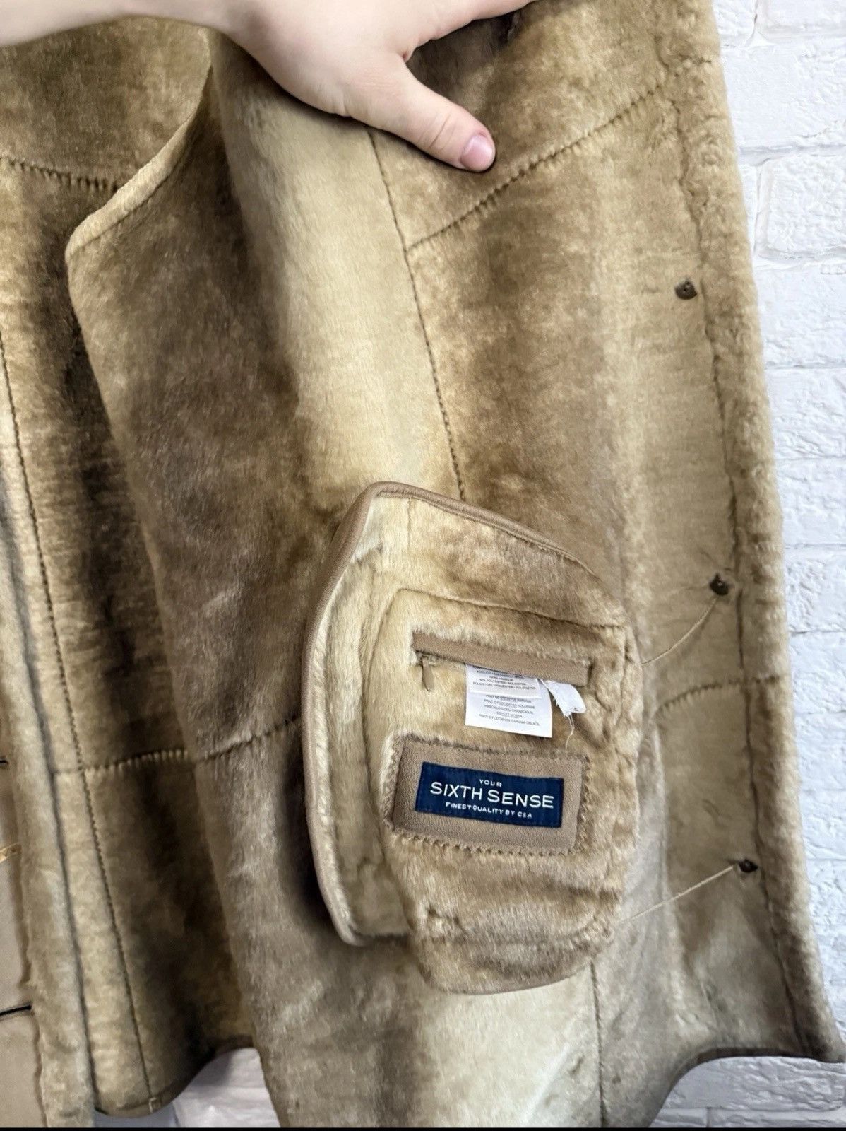 Other Your Sixth Sense Sheepskin Afgan Coat Sz L Size L / US 10 / IT 46 - 3 Thumbnail