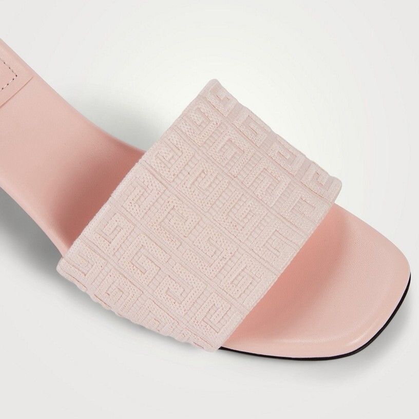 Givenchy 4G Block Heel Slide Sandals in Tender Pink US 10 MSRP $775 Size US 10 / IT 40 - 4 Thumbnail