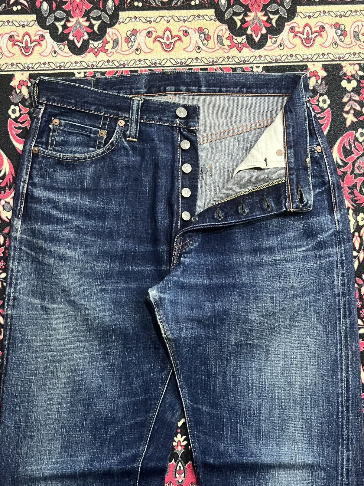 Full Count & Co. ⚡️Selvedge⚡️Vintage Japan Full Count & Co Blue Washed Jeans Size US 30 / EU 46 - 5 Thumbnail