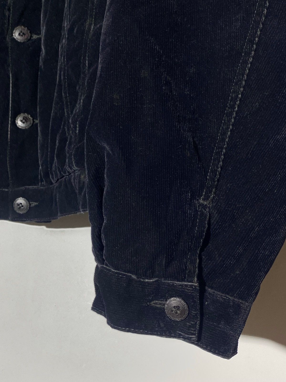 Vintage Vintage 90s Versace Classic V2 Rare Corduroy Velvet Jacket Size US XL / EU 56 / 4 - 6 Thumbnail