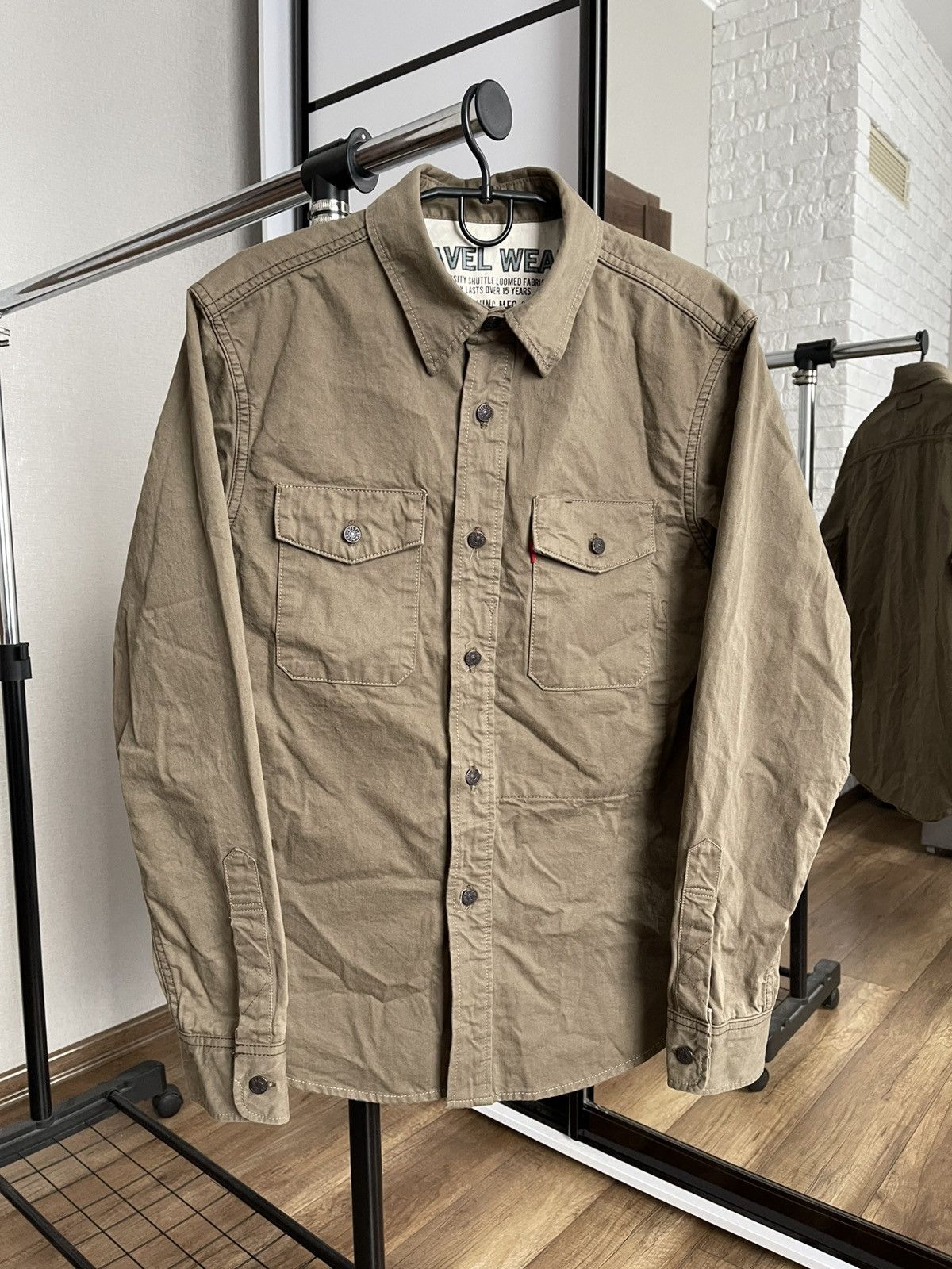 UES Clothing UES Clothing Japan Travel Wear Shirt Button Up Size US L / EU 52-54 / 3 - 3 Thumbnail