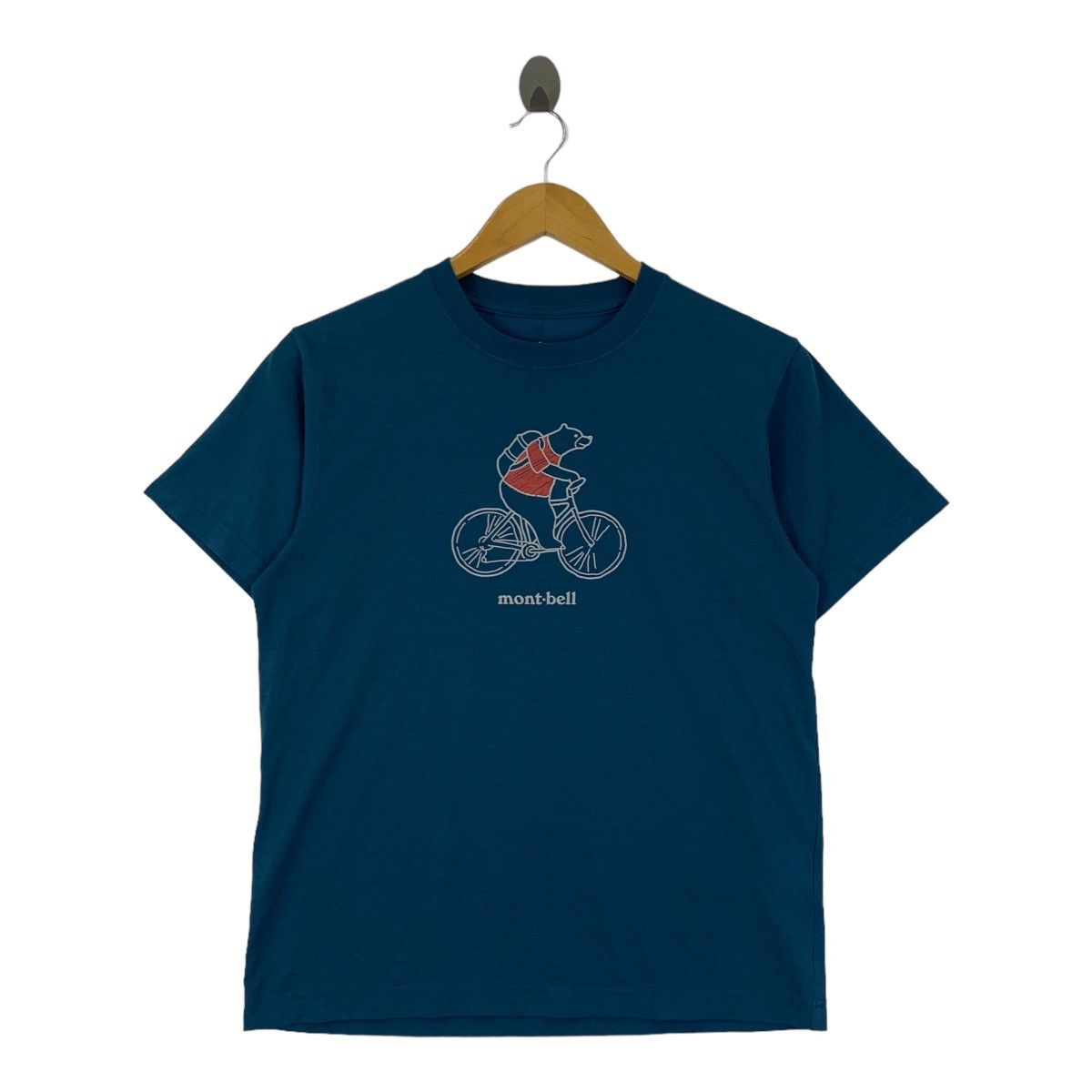 MONTBELL BEAR OUTDOOR Cycle Nature Tee Shirt Top Camping