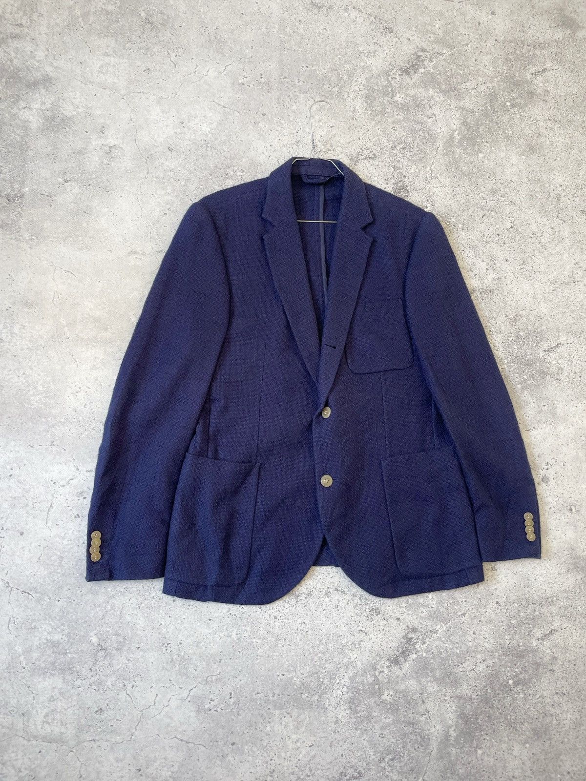 Our Legacy 1980-81 Linen Blue Blazer Men's Size L