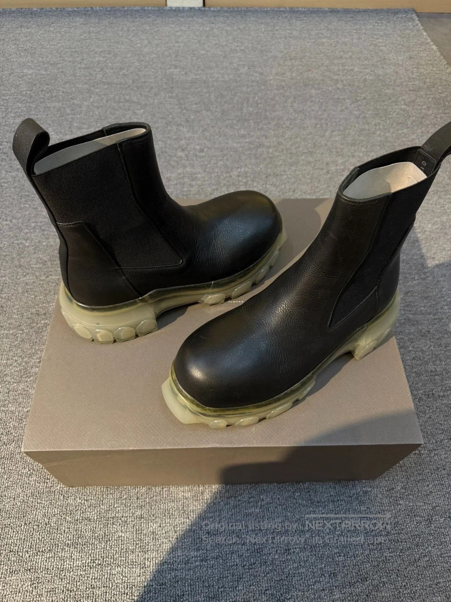 Rick Owens Rick Owens Octopus Sole Chelsea Boots. Size US 6 / IT 36 - 2 Thumbnail
