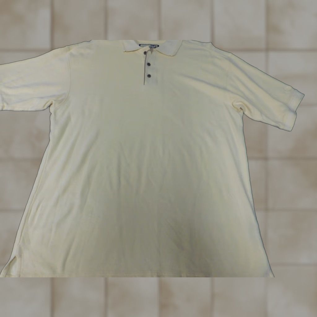 Vintage Havana Jack's Cafe Polo shirt Mens Medium Beige Striped Short Sleeve Collared Logo Cotton Polyester Blended Fabric Vintage No Model: nike Sports Logo Size US M / EU 48-50 / 2 - 1 Thumbnail