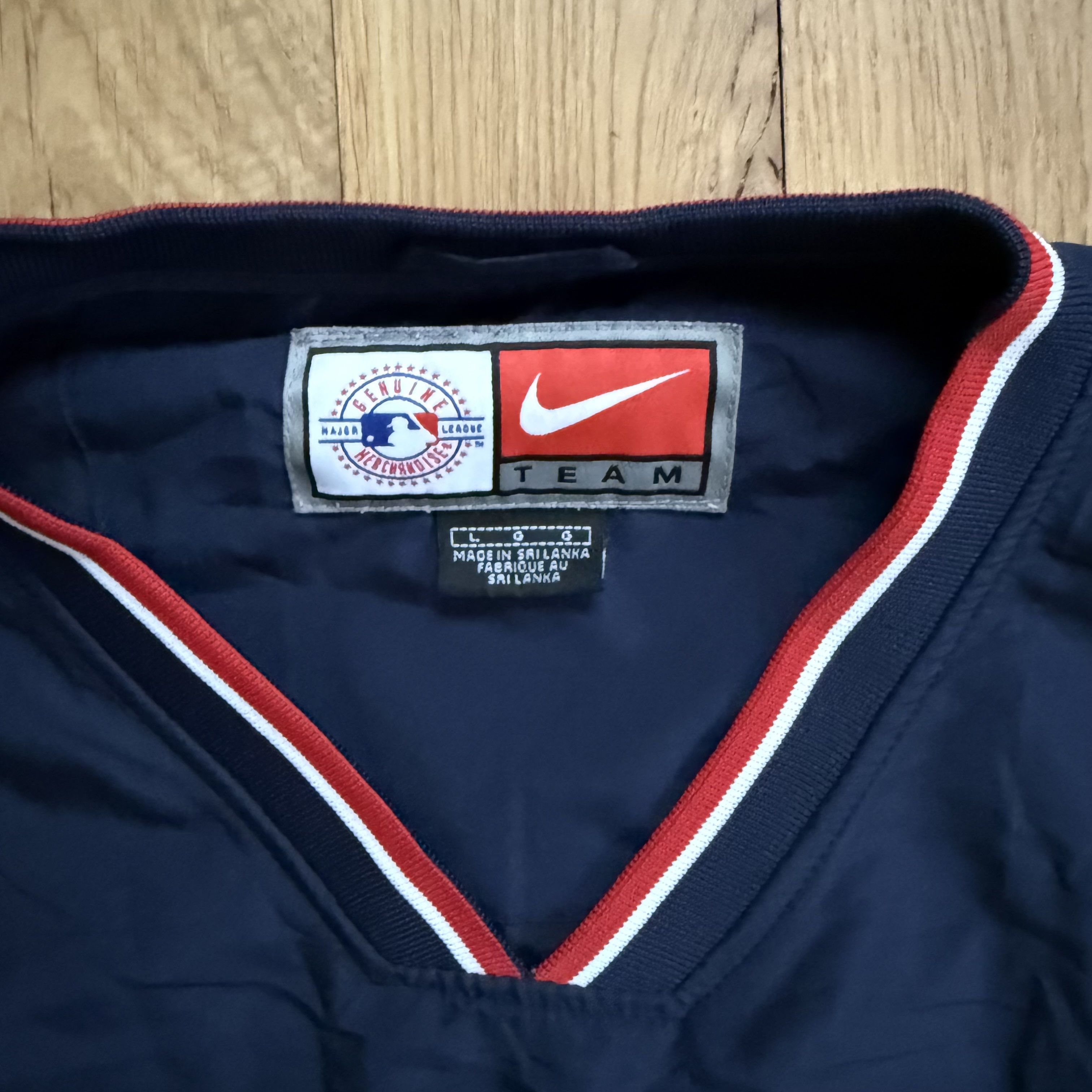 Nike Cleveland Indians Shell Top V-Trainer Nike Jacket MLB LARGE Size US L / EU 52-54 / 3 - 4 Thumbnail