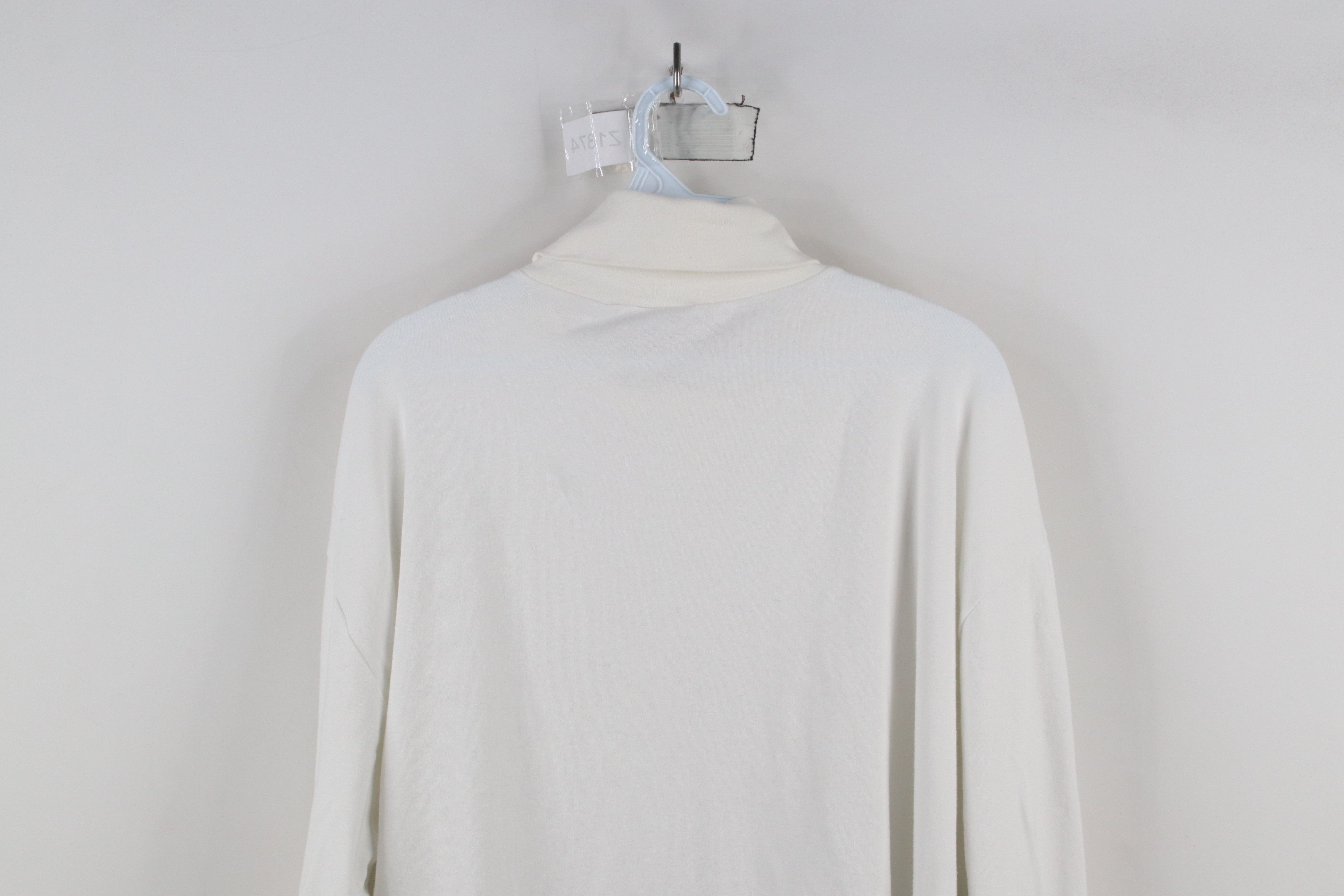 Vintage Vintage 90s Streetwear Long Sleeve Turtleneck T-Shirt Cotton Size US XL / EU 56 / 4 - 10 Thumbnail
