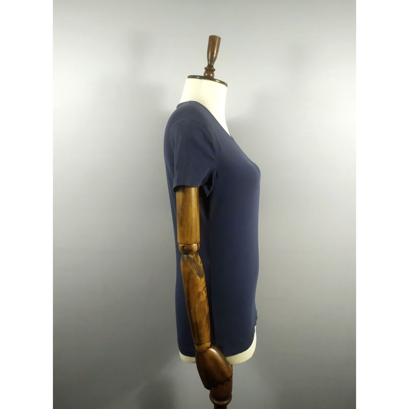 John Galliano Blue Womens XL Cotton Blend Shirt - John Galliano Vintage Style Size XL / US 12-14 / IT 48-50 - 3 Thumbnail