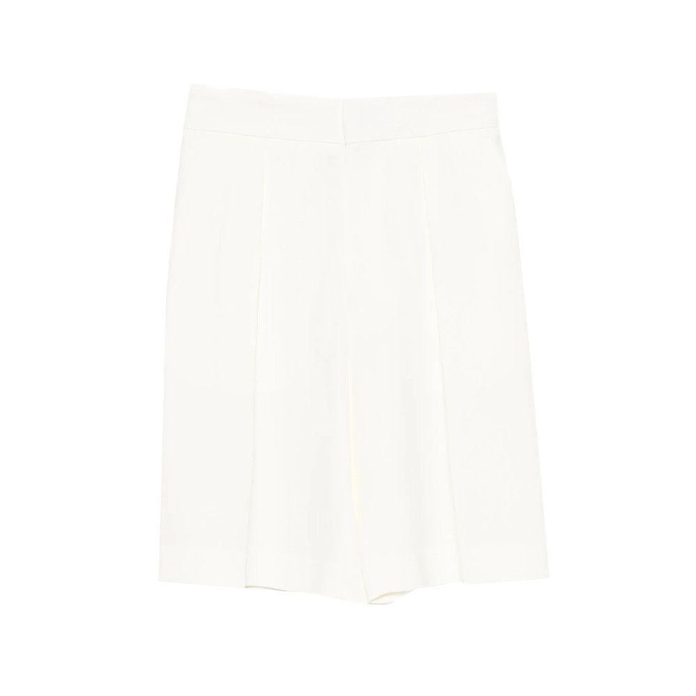 Victoria Beckham Victoria Beckham WHITE Shorts - Tailored Shorts Size 30" / US 8 / IT 44 - 1 Thumbnail