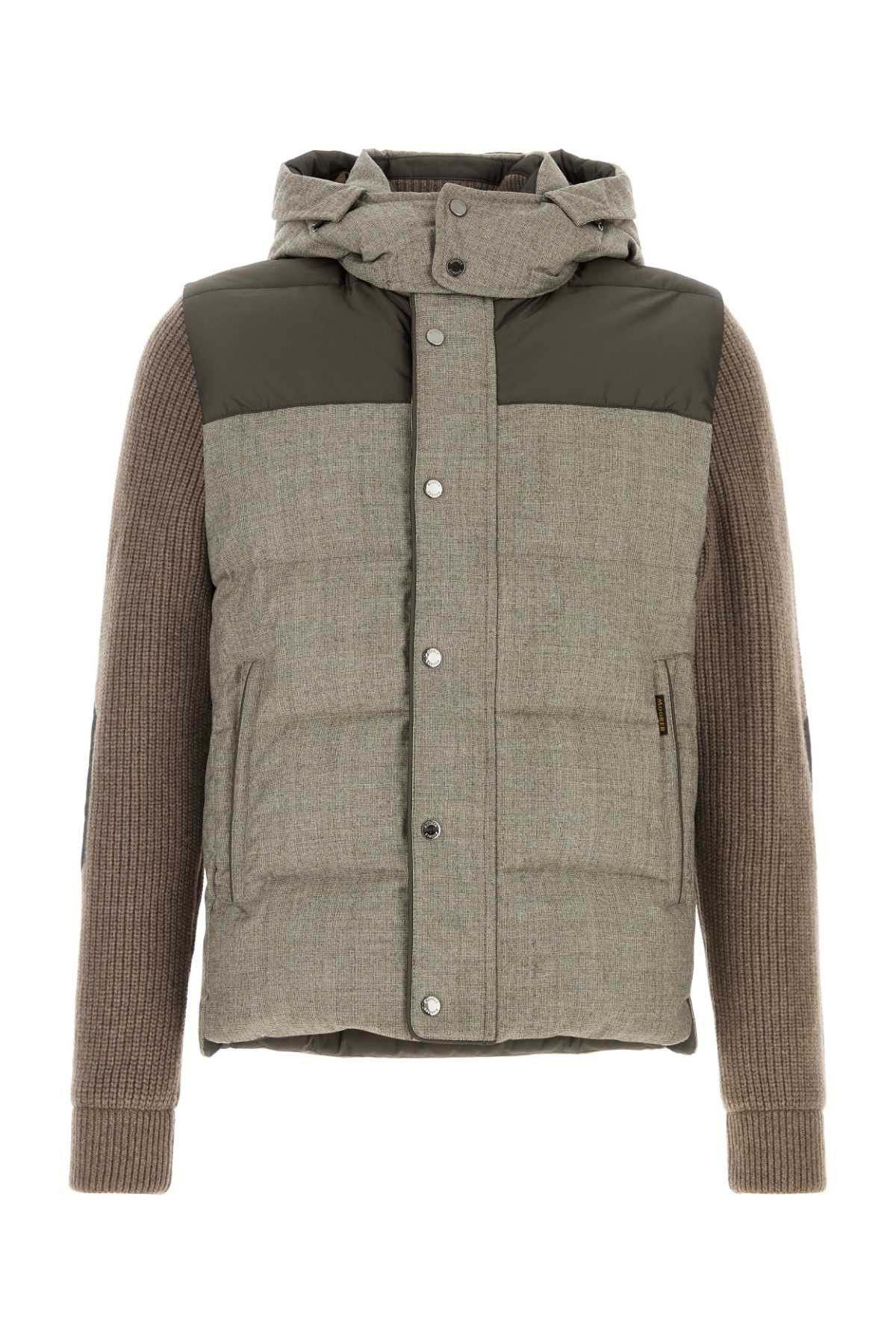 MooRER Cappuccino Wool Bensa Down Jacket Size US L / EU 52-54 / 3 - 1 Thumbnail