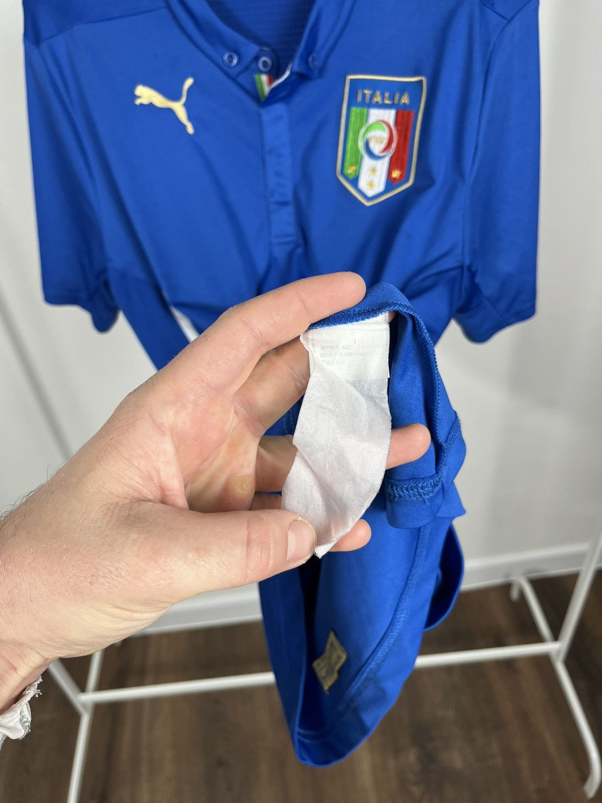 Puma Puma Italy National Team Blue Football Soccer Jersey Size L Size US L / EU 52-54 / 3 - 6 Thumbnail