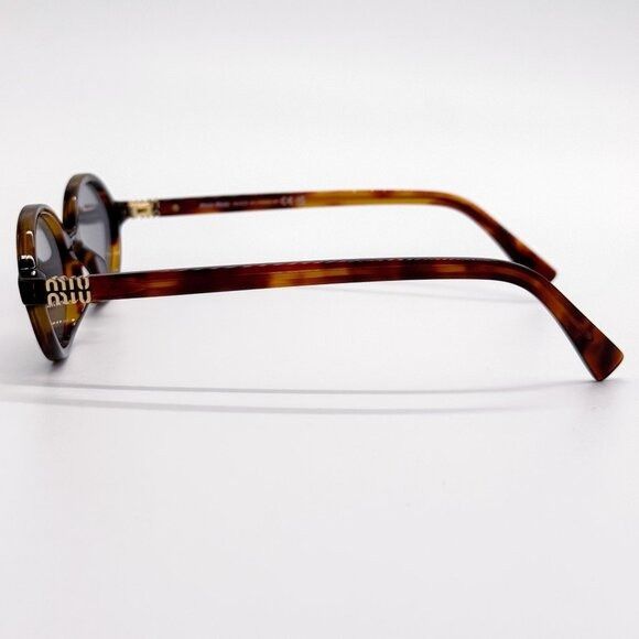 Miu Miu NEW MIU MIU SUNGLASSES MU04ZS 21C40O HAVANA WOMEN MU 04ZS SM Size ONE SIZE - 6 Thumbnail