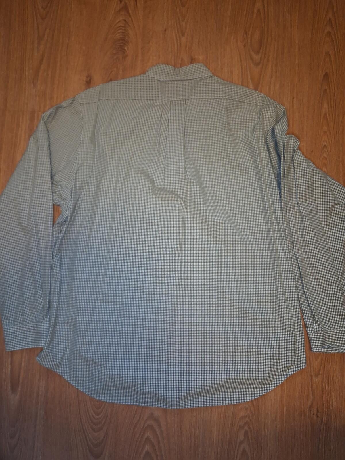 Polo Ralph Lauren VINTAGE Polo Ralph Lauren Shirt XL Gray Cotton Gingham Check Size US XL / EU 56 / 4 - 8 Thumbnail