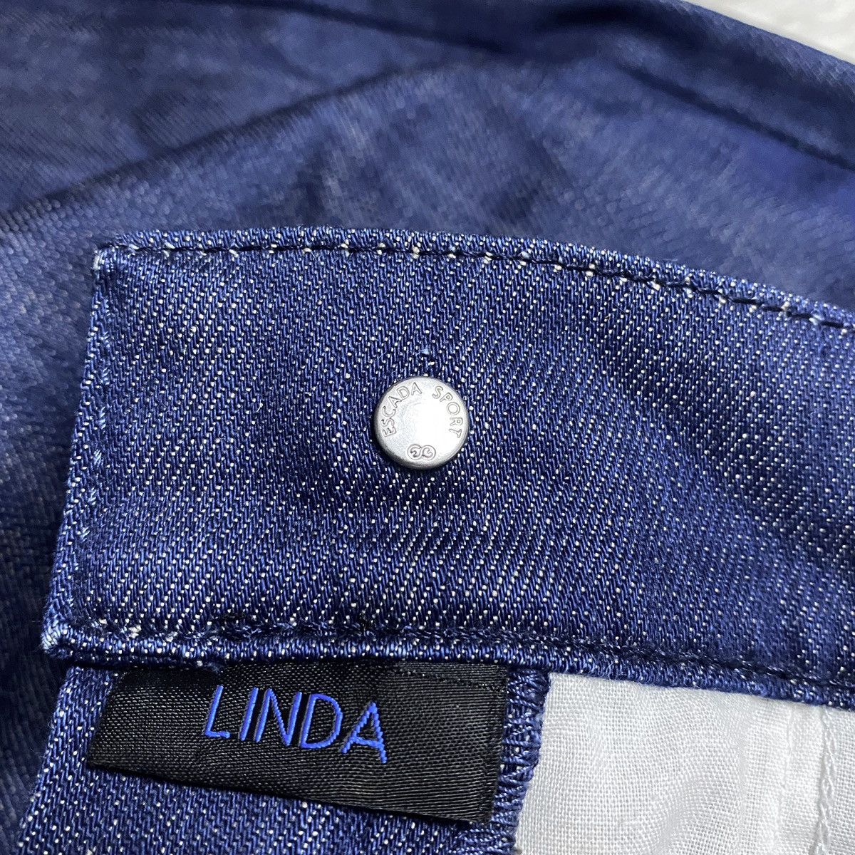 Escada Sport Women’s Escada Sport Navy Jeans Denim Embroidered Logo Tab Size 25" / US 0 / IT 36 - 17 Thumbnail