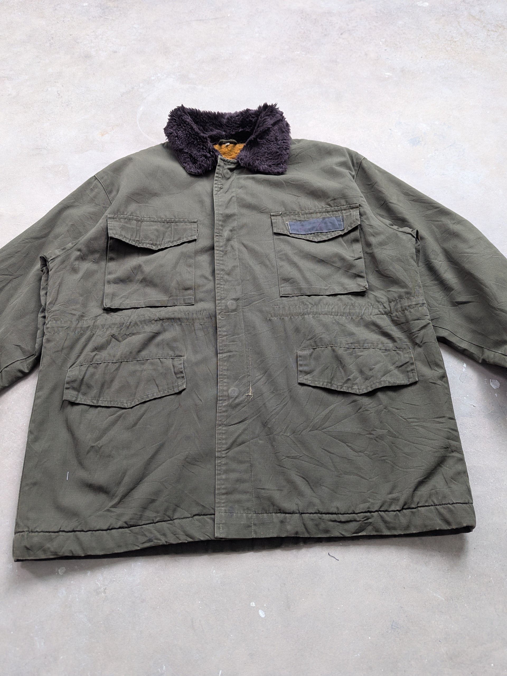 Other Vintage WWII US Army Jacket Lining Sherpa Size US M / EU 48-50 / 2 - 8 Thumbnail