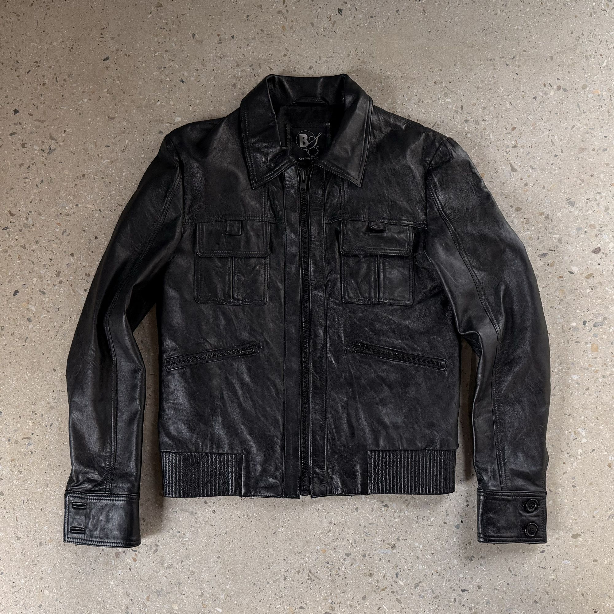 Other Custome Dior Heidi Slimane style leather bomber jacket Size US M / EU 48-50 / 2 - 1 Thumbnail