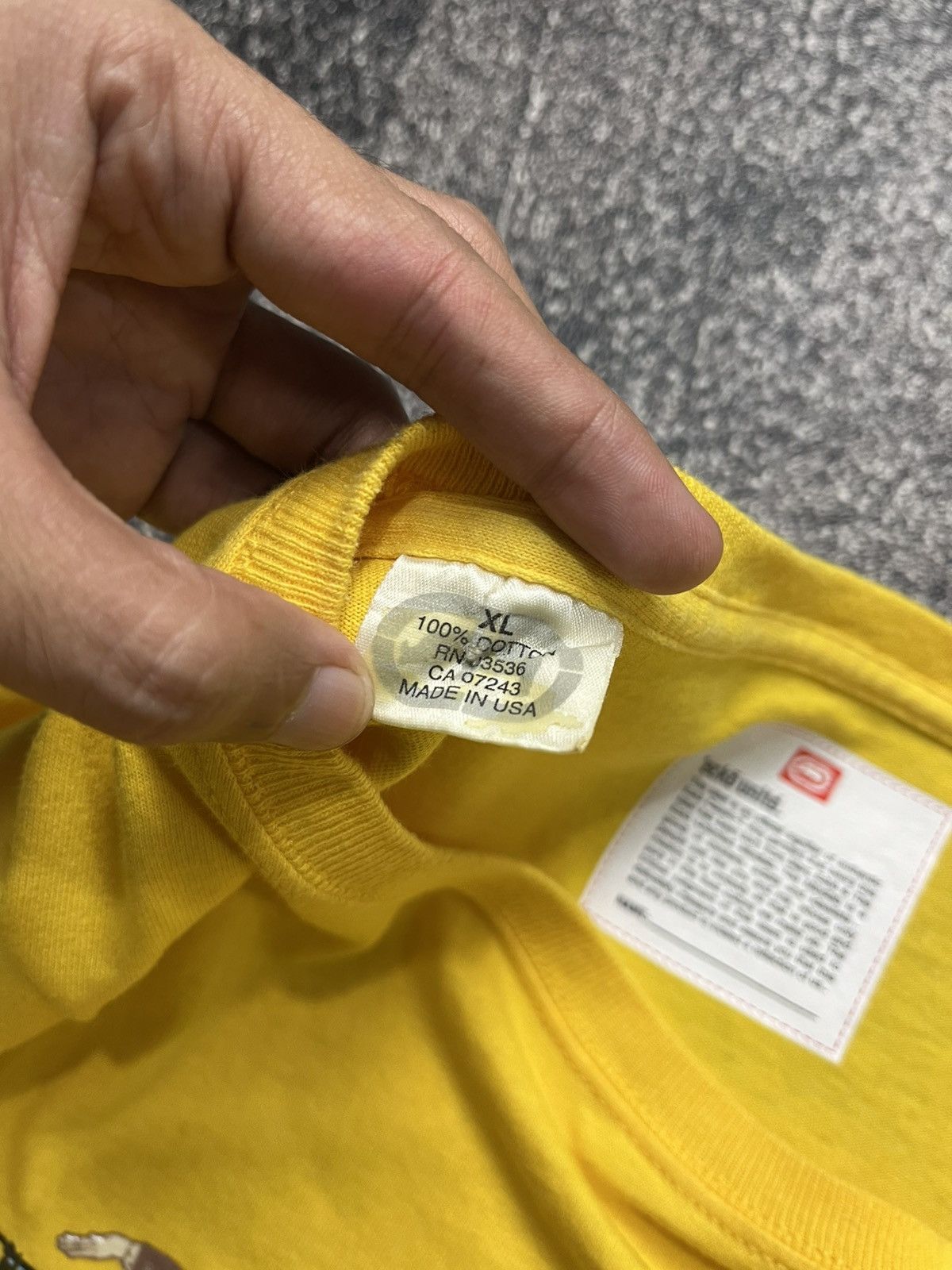 Ecko Unltd. Vintage Ecko Unltd Y2K Yellow T-Shirts Size US XXL / EU 58 / 5 - 6 Thumbnail