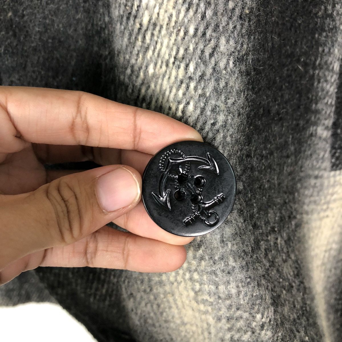 Japanese Brand 🔥Vintage Wool Biker Jacket Double Collar Cal Craft Usa Size US L / EU 52-54 / 3 - 16 Thumbnail