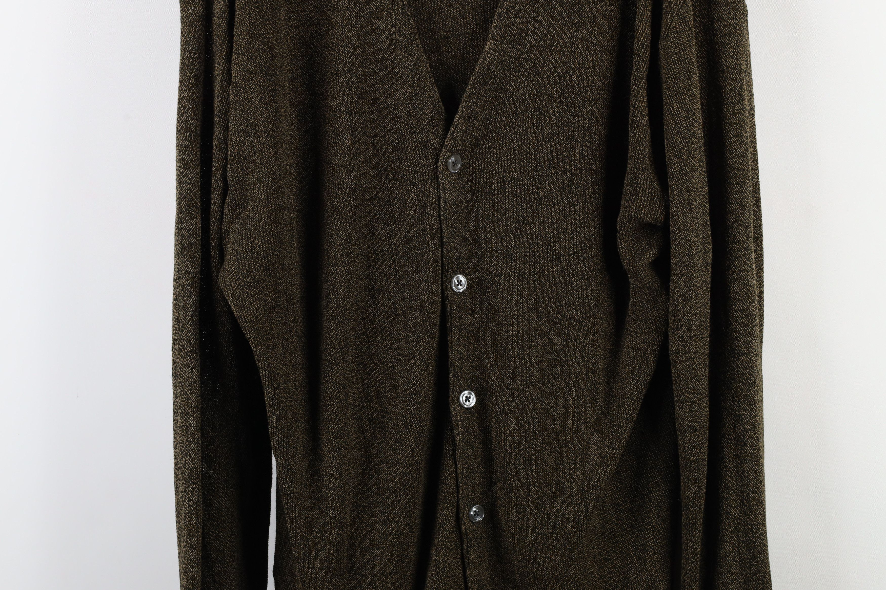 Vintage Vintage 90s Streetwear Cardigan Sweater Heather Brown USA Size US XL / EU 56 / 4 - 3 Thumbnail