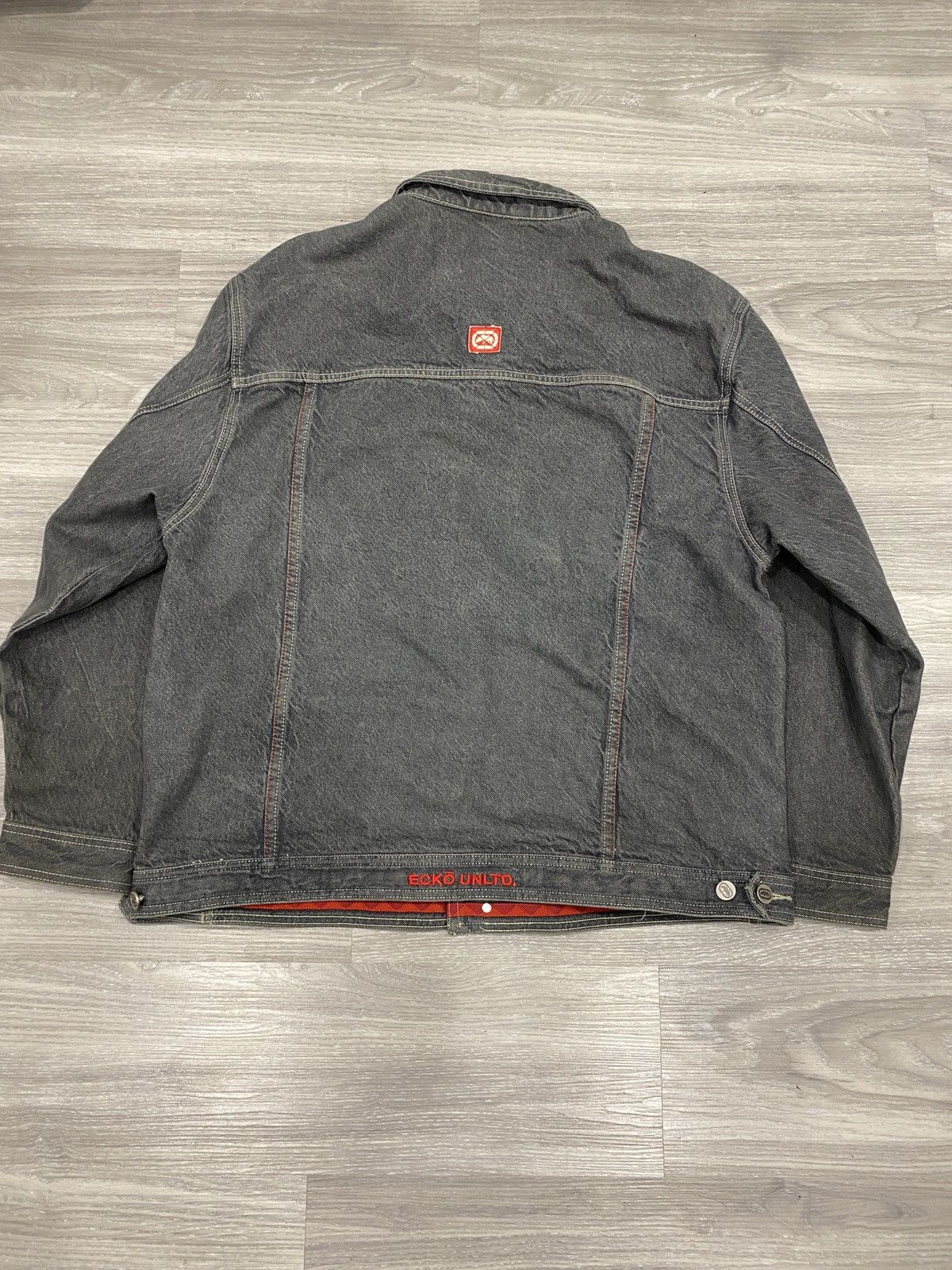Ecko Unltd. Ecko Unltd Complex Sleeve Denim Jacket Baggy Y2K Size US L / EU 52-54 / 3 - 5 Thumbnail
