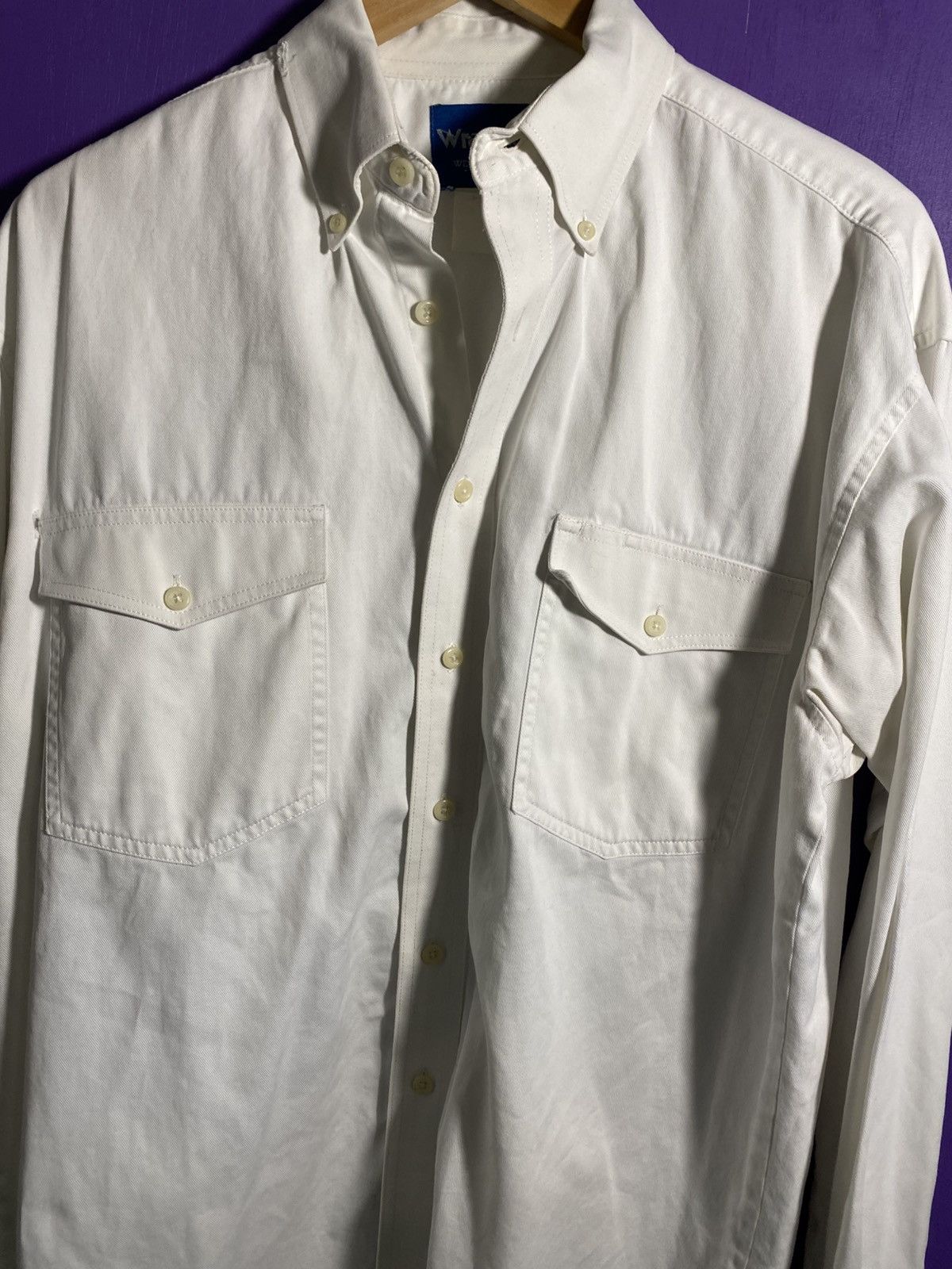 Wrangler Vintage 80s/90s Wrangler western button up Size US XL / EU 56 / 4 - 3 Thumbnail