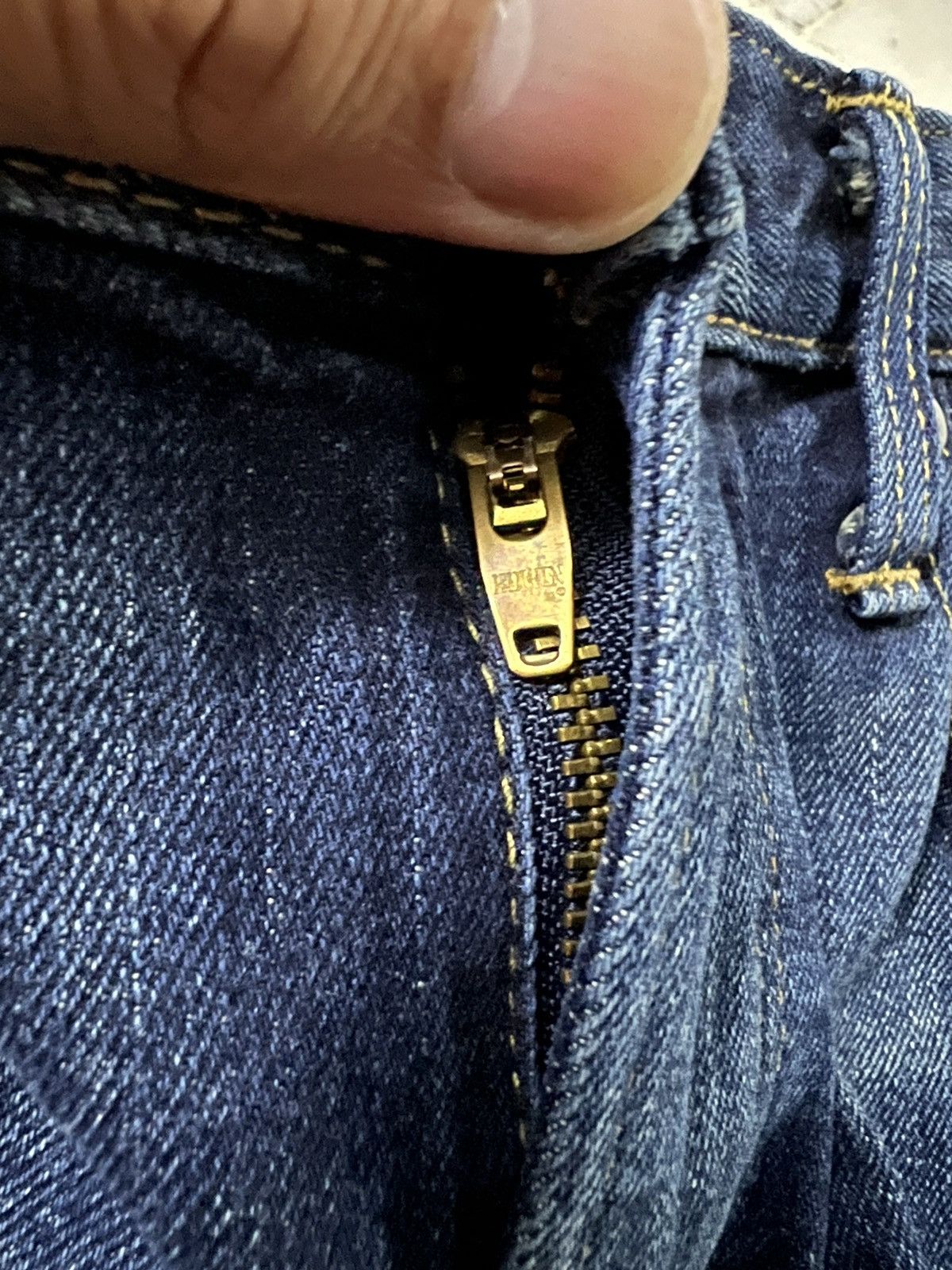Edwin × If Six Was Nine VINTAGE EDWIN WHITE TAG DISTRESSED JEANS VERY RARE Size US 34 / EU 50 - 9 Thumbnail