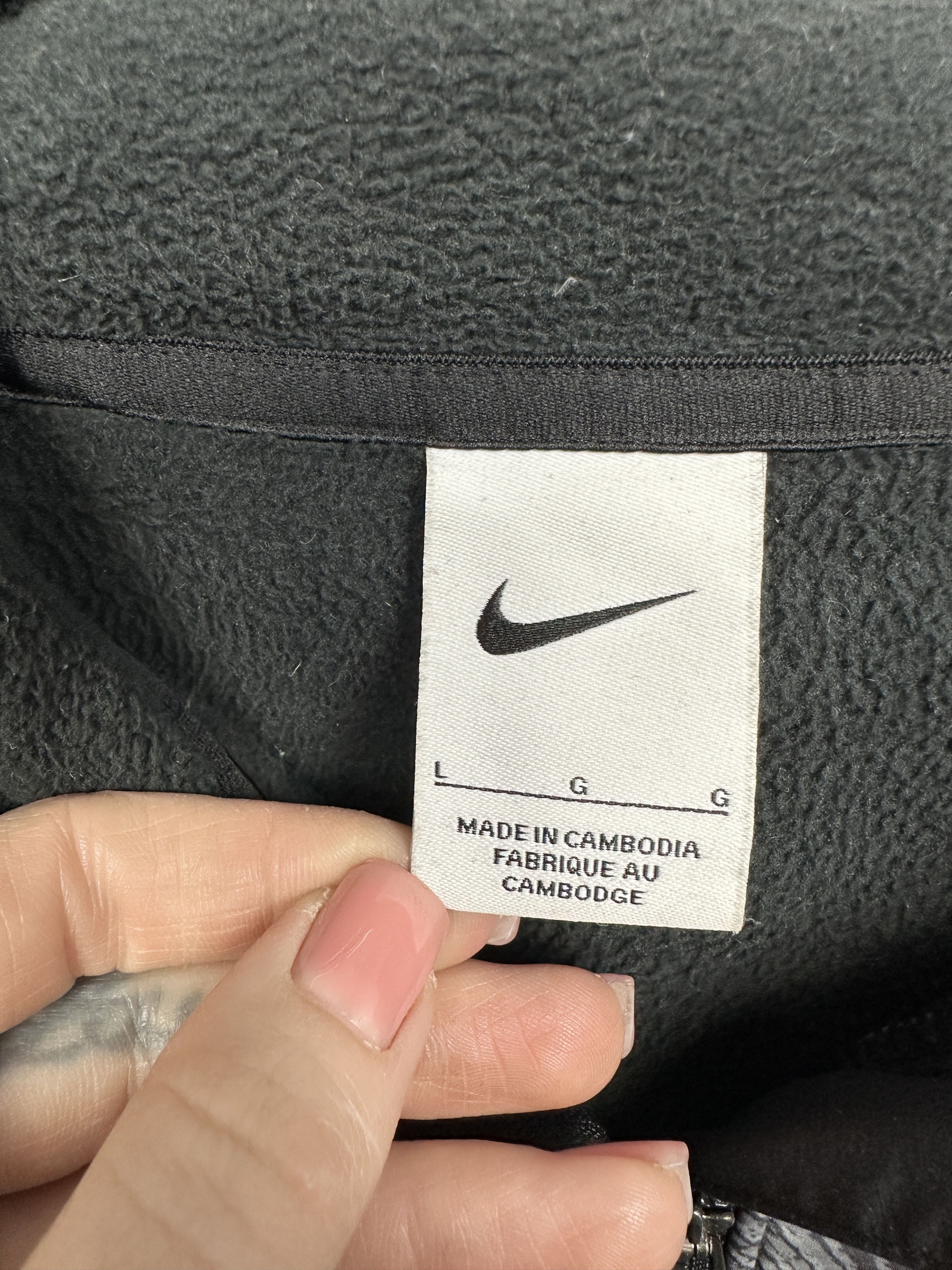 Nike Nike Liverpool Big Swoosh Nylon + Fleece Jacket Y2K Size US L / EU 52-54 / 3 - 7 Thumbnail
