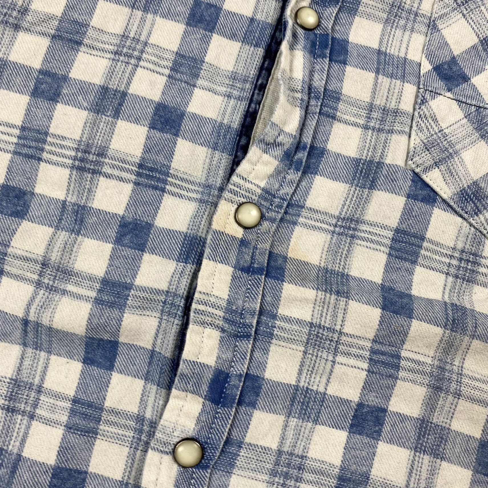 Buffalo David Bitton BUFFALO DAVID BITTON PLAID WESTERN SHIRT SHORT SLEEVE WHITE BLUE MENS SIZE M Size US M / EU 48-50 / 2 - 5 Thumbnail