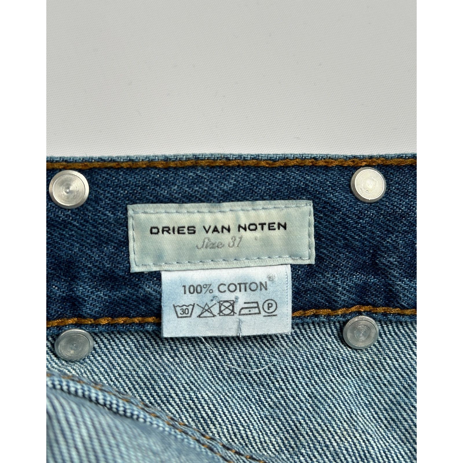 Dries Van Noten Dries Van Noten Straight Jeans Size US 31 - 4 Thumbnail
