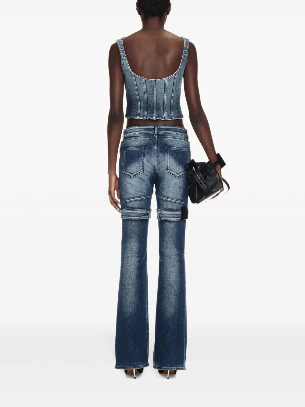 Off-White o1y1225 Crop Top in Blue Size XS / US 0-2 / IT 36-38 - 4 Thumbnail
