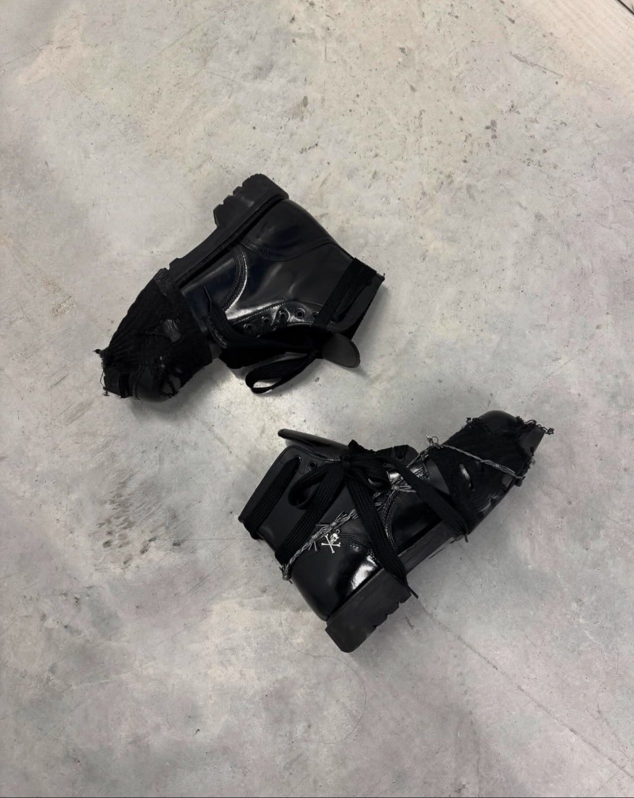 Other 1980's Graveyard Ankle Boots Size US 13 / EU 46 - 5 Thumbnail