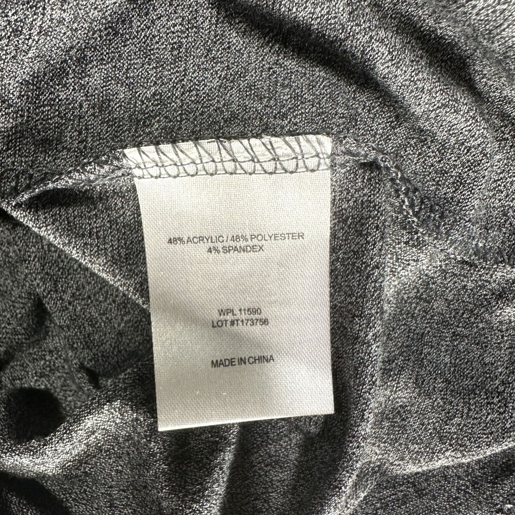 Vintage Heatkeep Top Womens Medium Gray Stretch Long Sleeve Cuffed Pullover Size M / US 6-8 / IT 42-44 - 5 Thumbnail