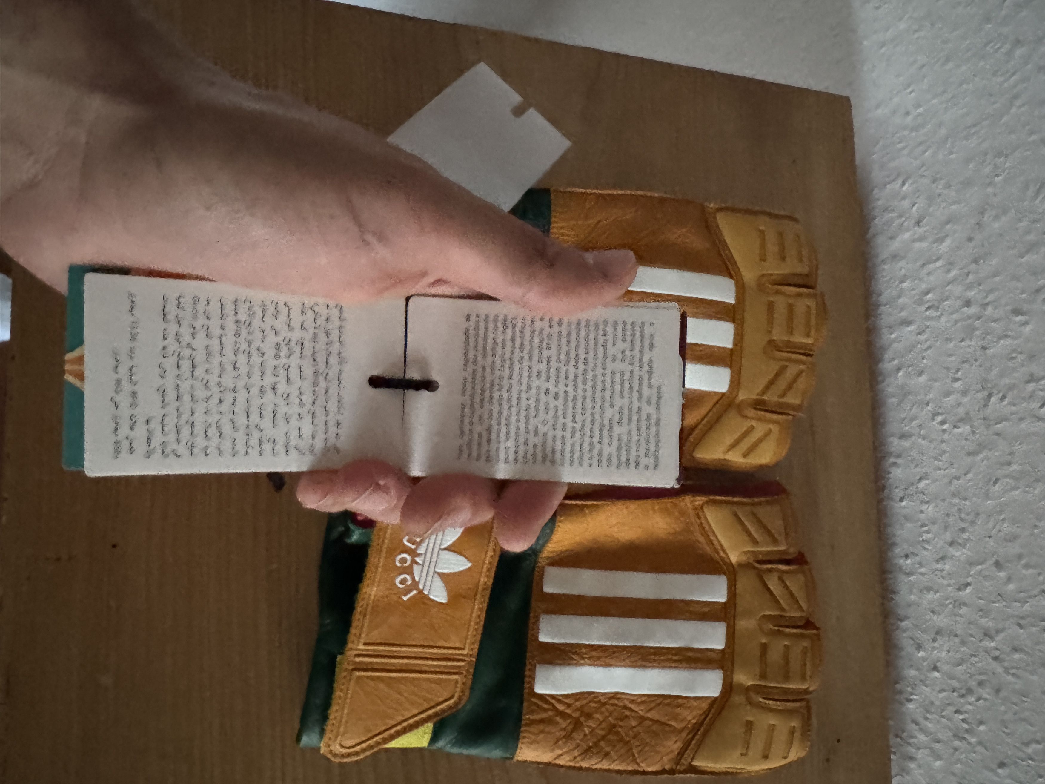 Adidas × Gucci Yellow Leather Gloves Size ONE SIZE - 19 Thumbnail