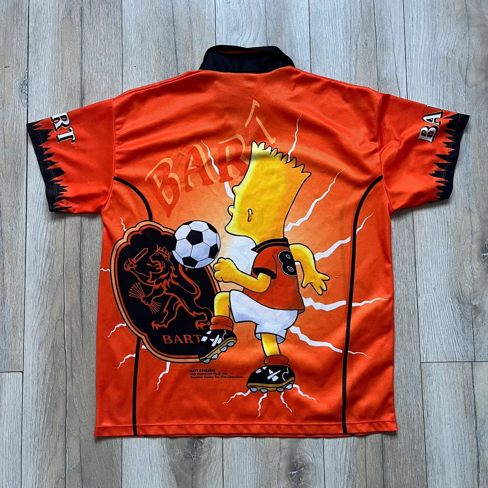 The Simpsons The Simpsons Bart World Cup Netherlands 1999 Tee Size US XL / EU 56 / 4 - 2 Thumbnail