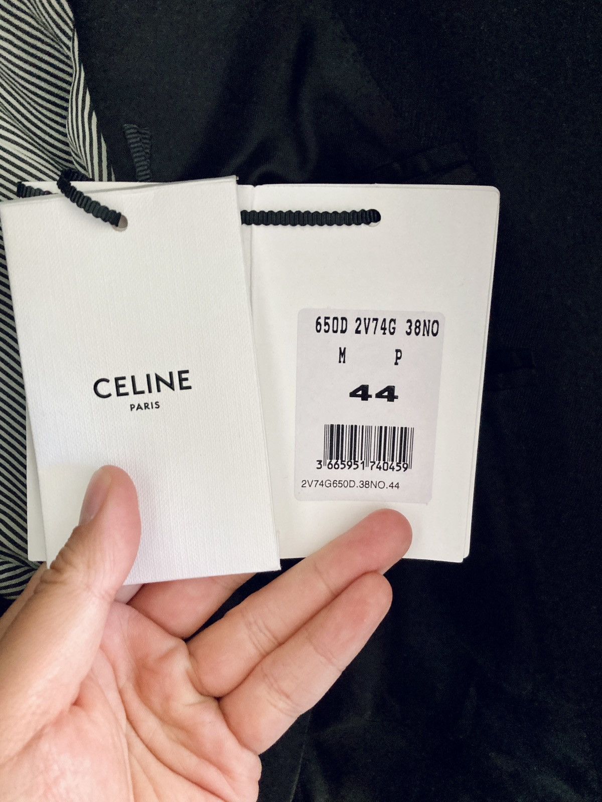 Celine CELINE BY HEDI SILIMANE 22SS BOXY JACKET IN WOOL GABARDINE Size 44R - 4 Thumbnail