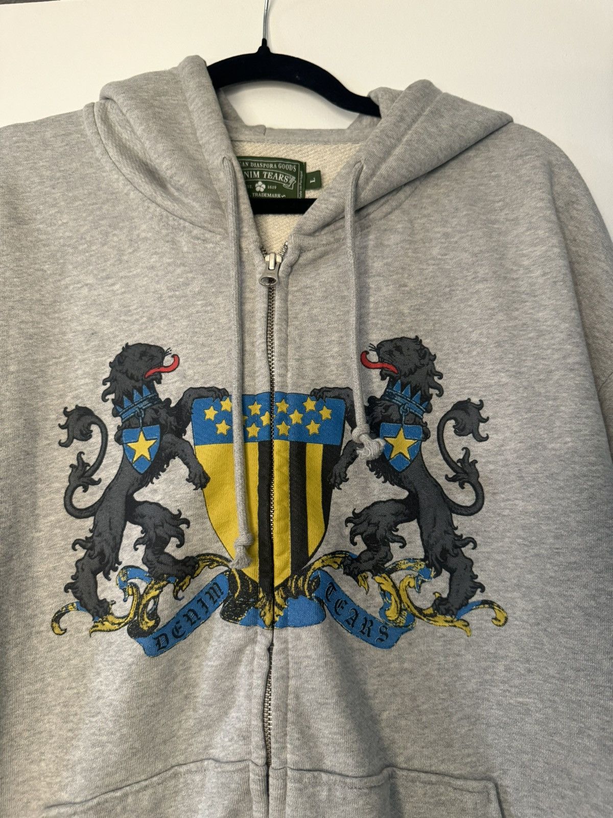 DENIM TEARS Denim Tears Zip up Hoodie Size US L / EU 52-54 / 3 - 2 Thumbnail