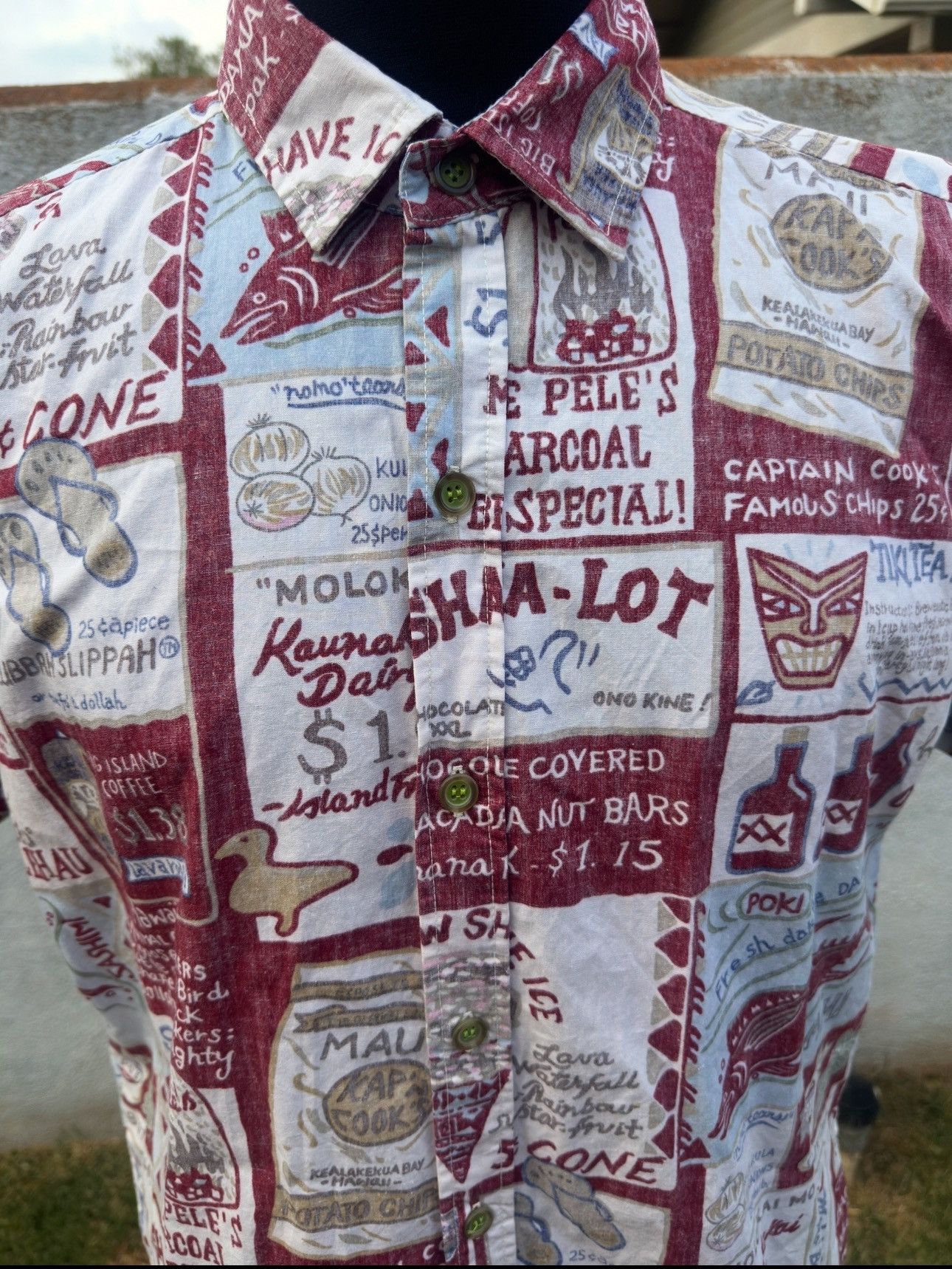 Kahala PreOwned Kahala Hawaiian Print Multicolored Men's M Size US M / EU 48-50 / 2 - 3 Thumbnail