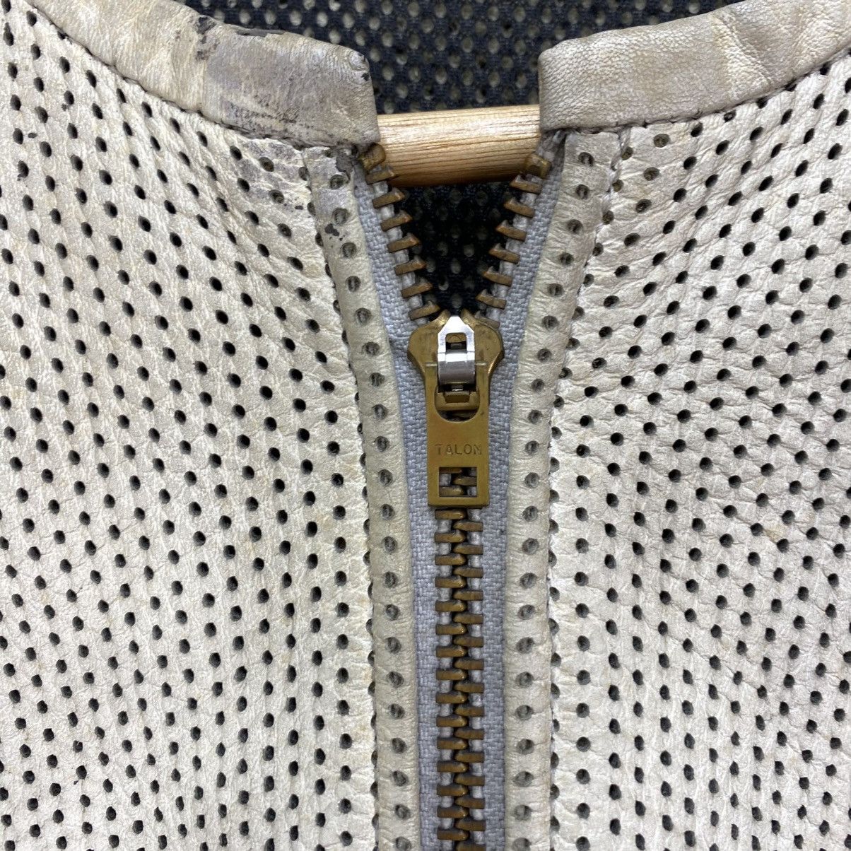 Vintage 🐐Vintage Mesh Leather Jacket Size M / US 6-8 / IT 42-44 - 7 Thumbnail