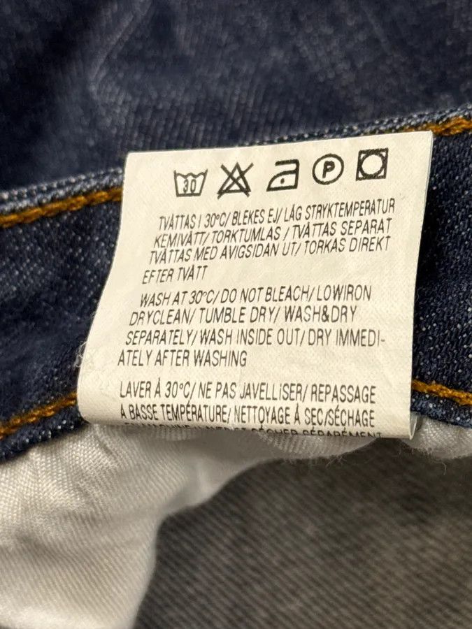 Acne Studios Acne Studios Navy Classic Slim Denim Jeans Size 24" / US 00 / IT 34 - 11 Thumbnail