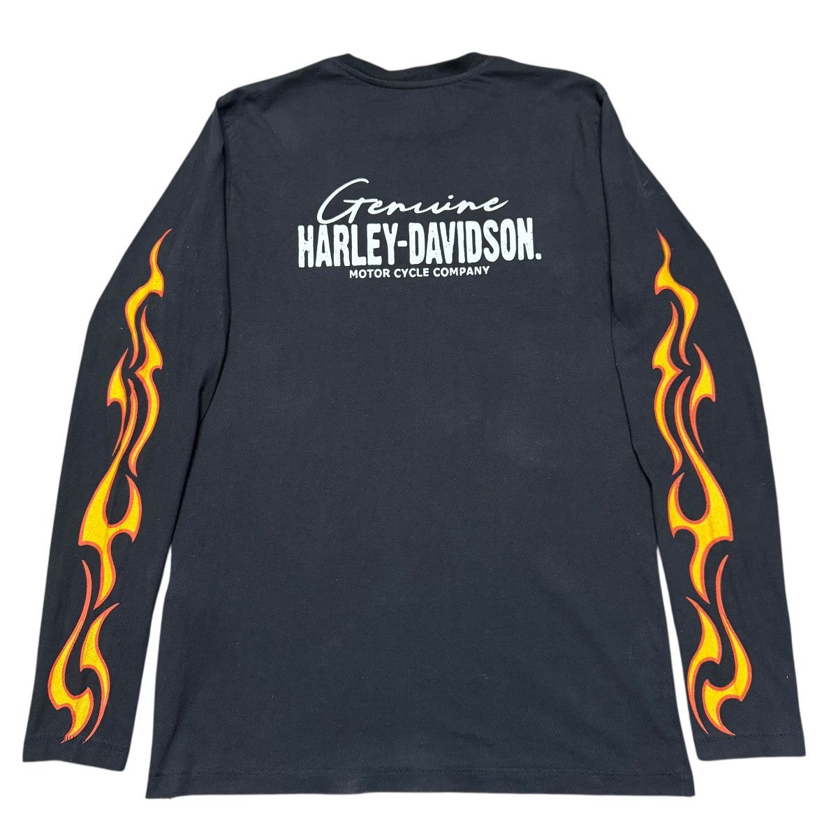 Harley Davidson Harley Davidson Skulls Flames Longsleeve Shirt Size US S / EU 44-46 / 1 - 2 Thumbnail