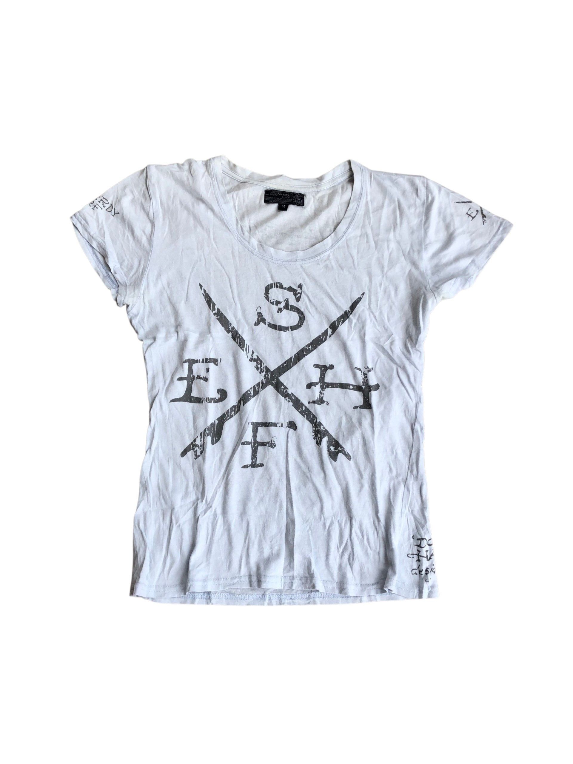 If Six Was Nine 2000s Ed Hardy Poem Vkei Style Y2k Japanese Archive Size US S / EU 44-46 / 1 - 6 Thumbnail