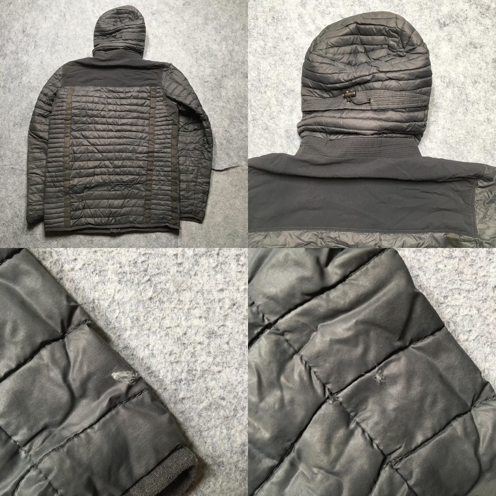 Vintage Kuhl Projekt Jacket Mens Small S Gray Down Puffer Hooded 1051 Insulated Size US S / EU 44-46 / 1 - 8 Thumbnail